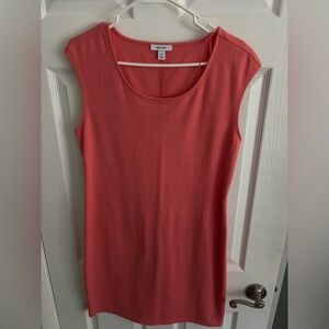 Nine West Pinkish Orange Sleeveless Dress